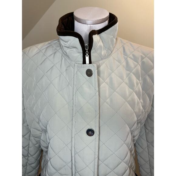 George Women's‎ Quilted Barn Jacket Size Large Chore Coat - Picture 4 of 7